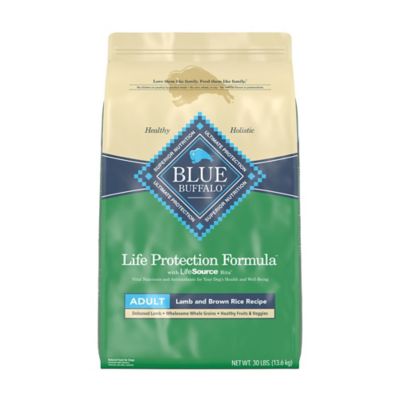 Blue Buffalo Life Protection Formula Natural Adult Dry Dog Food, Lamb and Brown Rice