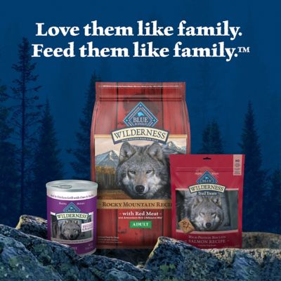 Image showing 8 th Blue Buffalo Wilderness Adult Wet Dog Food, High-Protein & Grain-Free, Turkey & Chicken Grill, 12.5-oz. Can