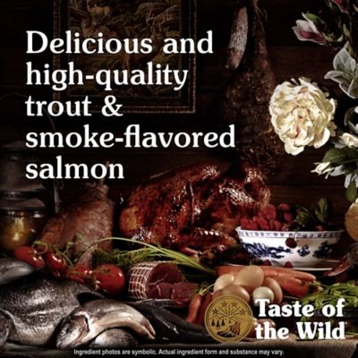 Image showing  Canyon River Adult Indoor Trout and Smoke-Flavored Salmon Recipe Dry Cat Food