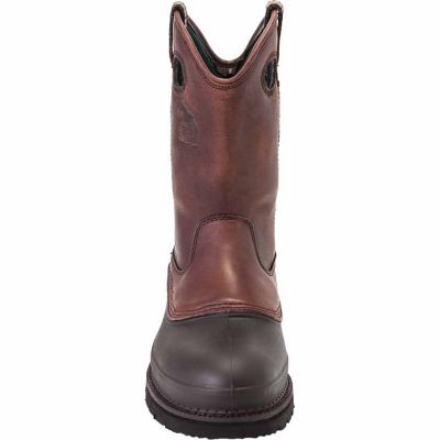 Image showing  Men's Steel Toe Muddog Pull-On Comfort Core Work Boots, 11 in.