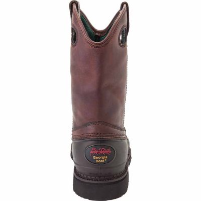 Image showing  Men's Steel Toe Muddog Pull-On Comfort Core Work Boots, 11 in.