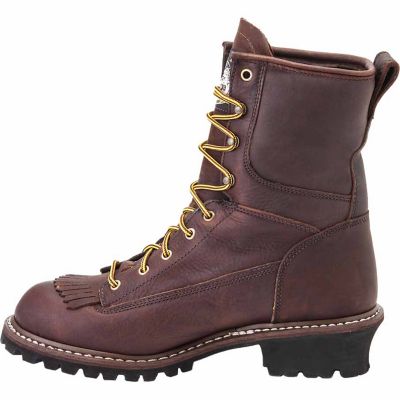 Image showing  Men's Round Toe Waterproof Logger Boots, 8 in.