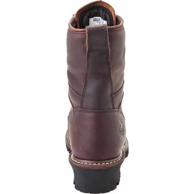Image showing 1 th Georgia Boot Men's Round Toe Waterproof Logger Boots, 8 in.