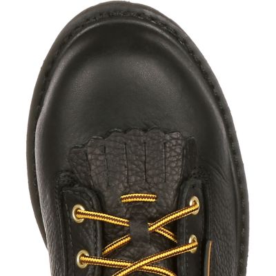 Image showing 6 th Georgia Boot Men's Round Toe Waterproof Logger Boots, 8 in., Black