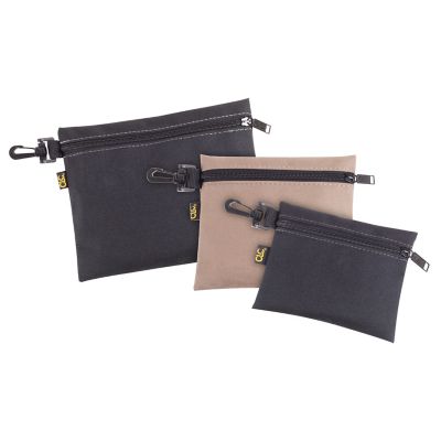 Image showing Multipurpose Clip-on Zippered Bags, 3-Pack