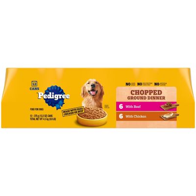 pedigree steak dog food