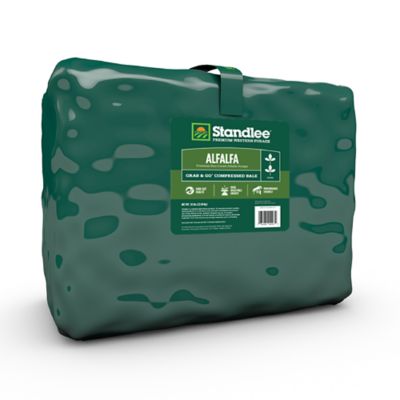 Standlee Premium Western Forage Premium Alfalfa Grab and Go Compressed Hay Bale, 50 lb. Price pending