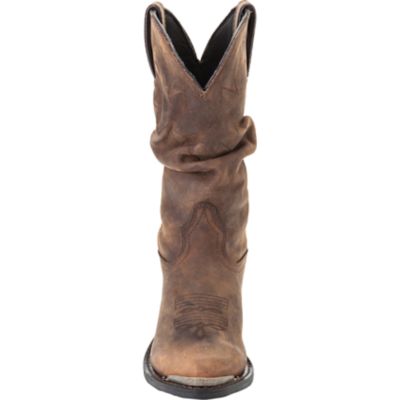 Image showing  Women's Slouch Cowboy Boots, Distressed Tan, 11 in.