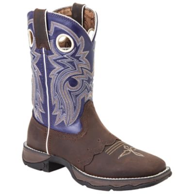 Image showing 0 th Durango Women's Lady Rebel Pull-On Boots, 10 in., Purple