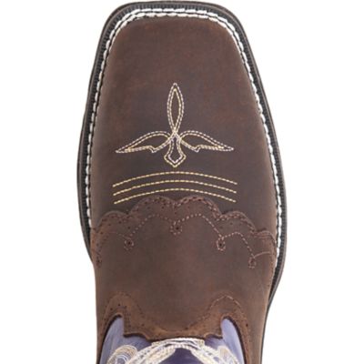 Image showing 2 th Durango Women's Lady Rebel Pull-On Boots, 10 in., Purple