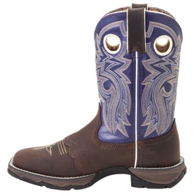 Image showing 4 th Durango Women's Lady Rebel Pull-On Boots, 10 in., Purple