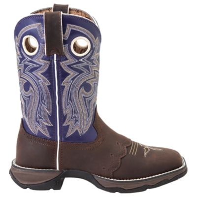 Image showing 6 th Durango Women's Lady Rebel Pull-On Boots, 10 in., Purple