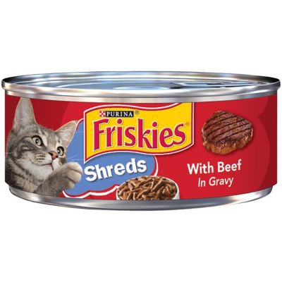Friskies All Life Stages Beef Shreds in Gravy Wet Cat Food, 5.5 oz. Can