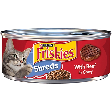 Friskies All Life Stages Beef Shreds in Gravy Wet Cat Food, 5.5 oz. Can