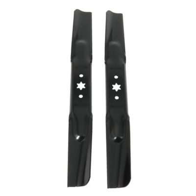 Image showing  42 in. High-Lift Lawn Mower Blades for Bolens, Huskee, MTD, Troy-Bilt, Yard Machines and Yard-Man Mowers, 2-Pack