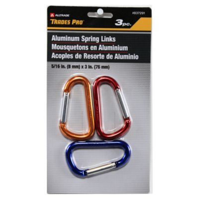 TradesPro Aluminum Spring Links, 3-Pack