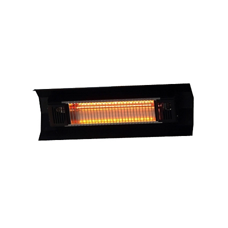 Fire Sense 5,100 BTU Wall-Mount Infrared Patio Heater, Black