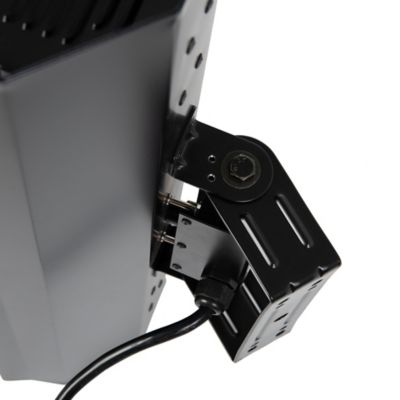 Image showing  Wall-Mount Infrared Electric Patio Heater, 5,100 BTU, Black