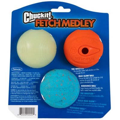 Image showing  Fetch Medley 3 Ball Assorted Pack