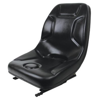 Black Talon Ultra High-Back Steel Pan Tractor Seat, Black