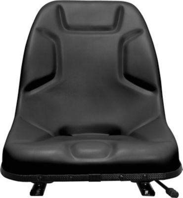 Image showing  21 in. Ultra High-Back Steel Pan Tractor Seat, Black