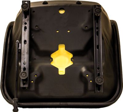 Image showing  21 in. Ultra High-Back Steel Pan Tractor Seat, Black