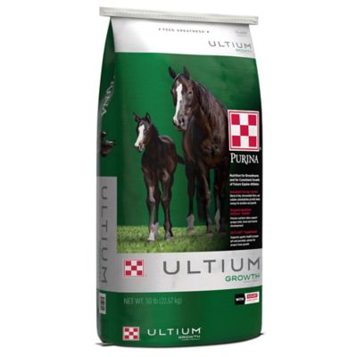 Purina Ultium Growth Formula Horse Feed, 50 lb. Bag