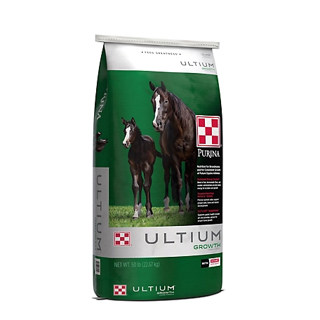 Purina Ultium Growth Formula Horse Feed, 50 lb. Bag