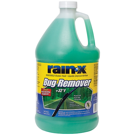 Rain‑X RX68806 Bug Remover Windshield Washer Fluid, 1-Gallon, +32 Degr –  Toolbox Supply