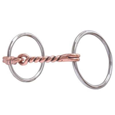 Image showing  Circle R All-Around Light Ring Snaffle Bit