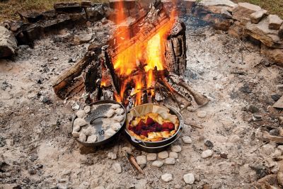 Image showing  Cast Iron Camp Dutch Oven, 4 qt., 10 in. Diameter
