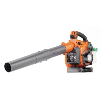 Husqvarna Gas Leaf Blower, 28-cc 1.1-HP 2-Cycle Leaf Blower Vacuum Kit with Mulcher and Vac Bag