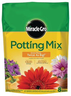 Miracle-Gro Potting Mix, For Container Plants, 8 qt.