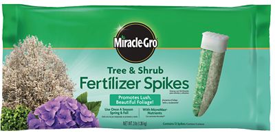 Miracle-Gro 3 lbs. Tree and Shrub Plant Food Spikes 485101205