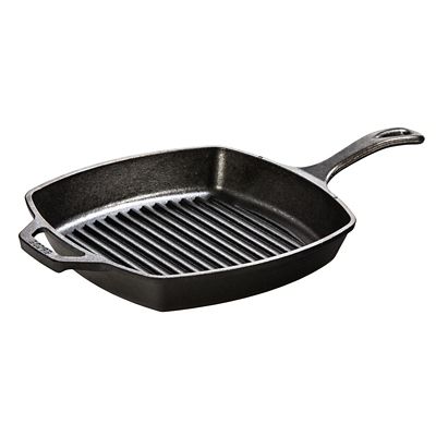 Image showing  Cast Iron Square Grill Pan, 10.5 sq. in.