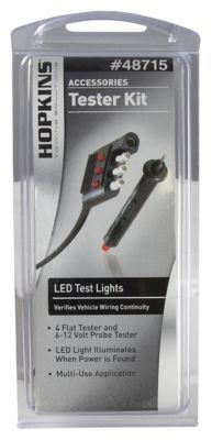 Image showing  4-Flat LED Tester with 6-12V Circuit Tester