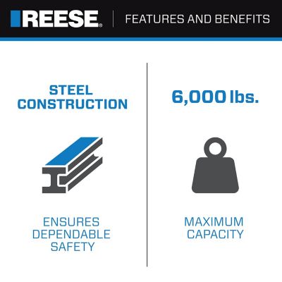 Image showing  1 in. Shank 2 in. Drop 6K lb. Capacity Hitch Ball Mount, Chrome