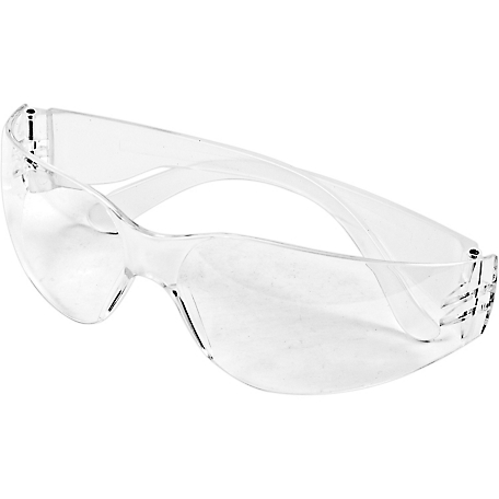 TradesPro Safety Glasses, Clear Lens