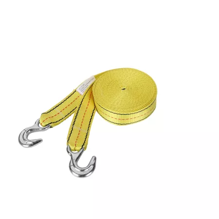 Traveler Tow Strap with Hooks 2 in x 30 ft 3 300 lb Capacity Yellow Recovery Straps & Ropes