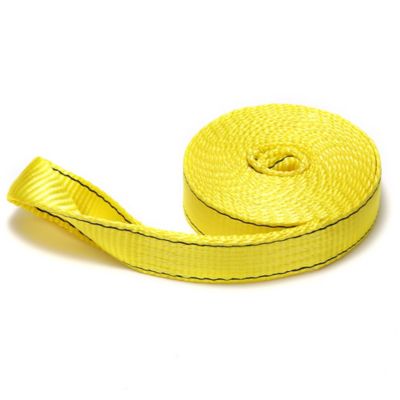 Image showing  2 in. x 20 ft. Tow Strap with Loop Ends, 5,667 lb. Safe Work Load, Yellow