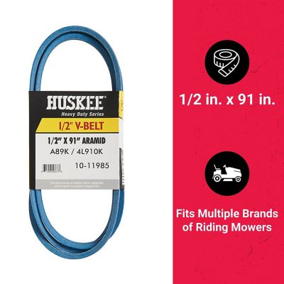 Image showing  0.5 in. x 91 in. Kevlar V-Belt for Lawn Mowers