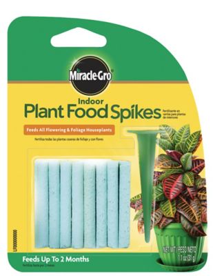 Miracle-Gro 1.1 oz. Indoor Plant Food Spikes, 24-Pack