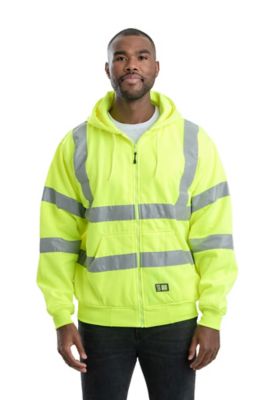 Berne Class 3 Hi-Vis Thermal-Lined Zip-Front Hoodie