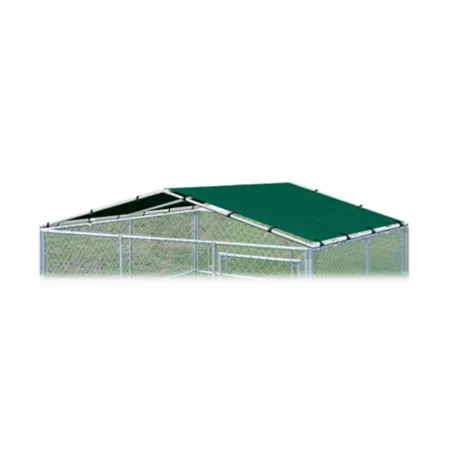 Kennel Roof and Cover Kit 10 ft x 10 ft. Dog Kennel Covers & Pans