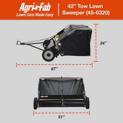 Image showing  Tow-Behind 42 in. 4-Brush Lawn Sweeper