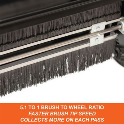 Image showing 7 th Agri-Fab Tow-Behind 42 in. 4-Brush Lawn Sweeper