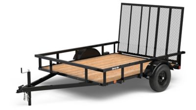 Carry-On Trailer 6.3 ft. x 8 ft. Tube Top Rail Utility Trailer, 6X8GW2KPT