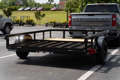 Image showing 8 th Carry-On Trailer 6.3 x 8ft. Tube Top Rail Utility Trailer, 1,275 lb. Maximum Capacity