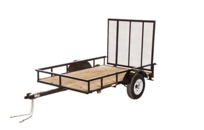 Carry-On Trailer 5 ft. x 8 ft. Wood Floor Utility Trailer, 5X8SPW