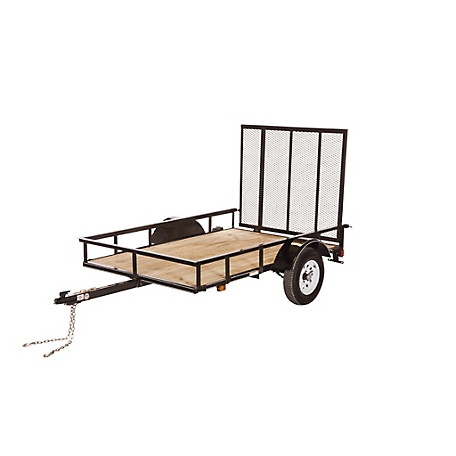 Carry-On Trailer 5 ft. x 8 ft. Wood Floor Utility Trailer, 5X8SPW